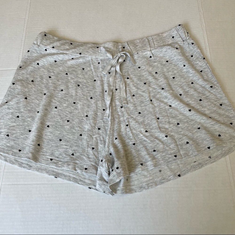 Cute Heart Lounge Shorts, Size Lg